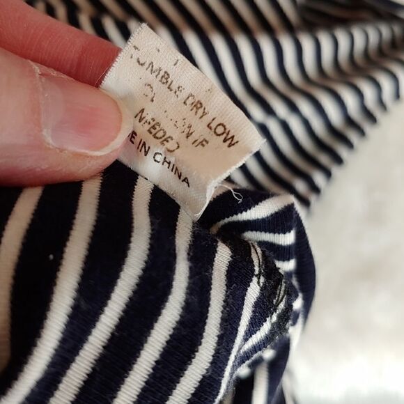 Brandy Melville blue white striped t-shirt dress - Picture 7 of 7